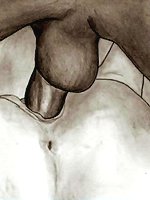 Two sledge-hammer interracial cartoon sex pic lovers doing stack of hay into both cunt holes