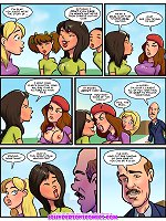 Crazy irish club party in hot porn comics