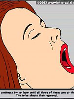 Interracial cartoon fucking