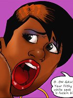 Black toons. Ebony pussy is too tight for this huge cock and insertion is very painful